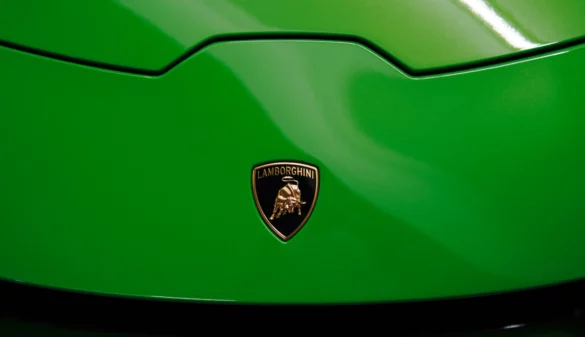 Véhicule exotique vert