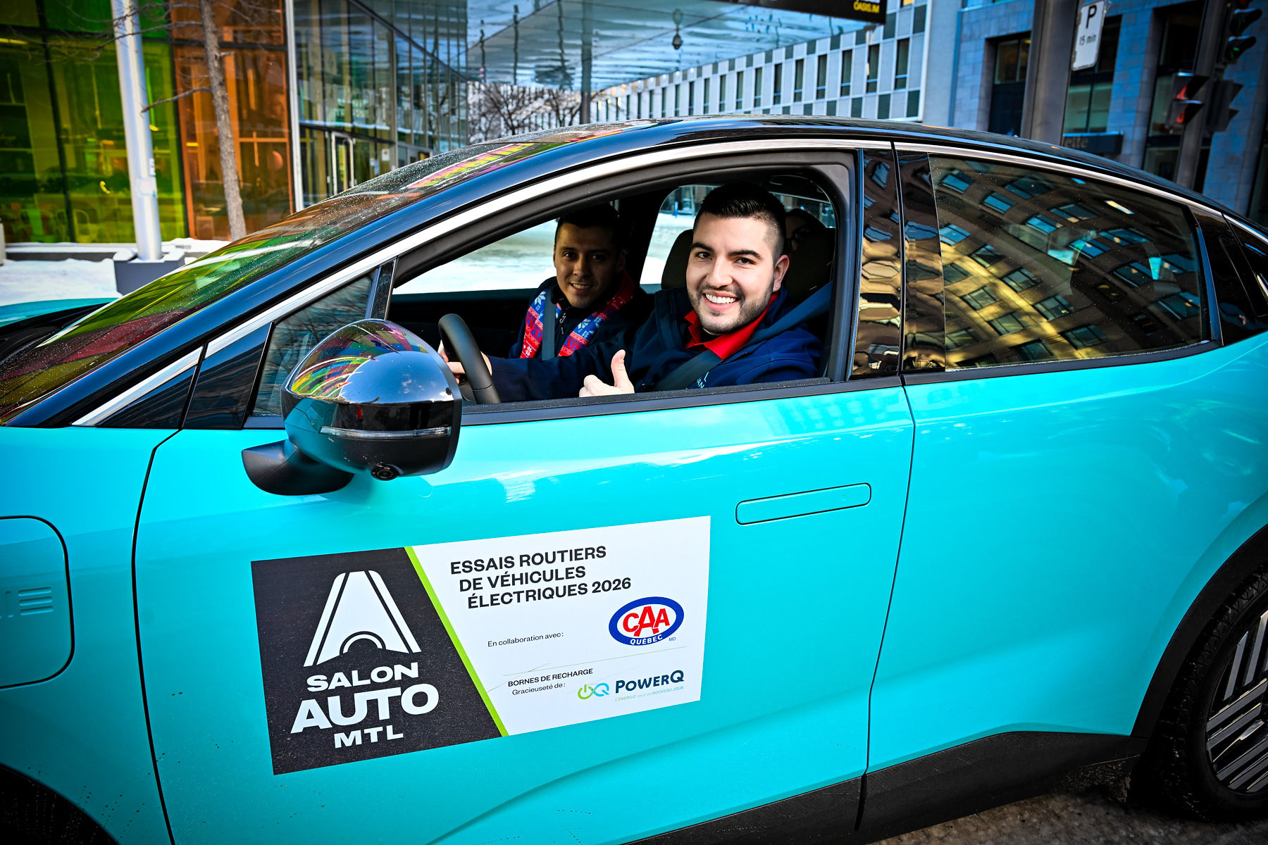 Electric vehicle test drives – Salon de l'Auto de Montréal